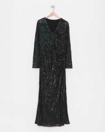Flounce London Sequin Maxi Dress