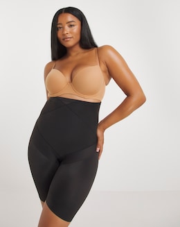 Miraclesuit Instant Tummy Tuck Firm Control Hi Waist Thigh Slimmer Black