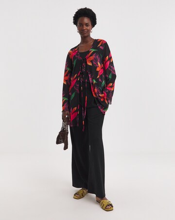 Printed Mesh Cover Up