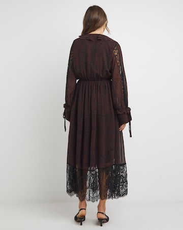 Frill Detail Maxi Dress
