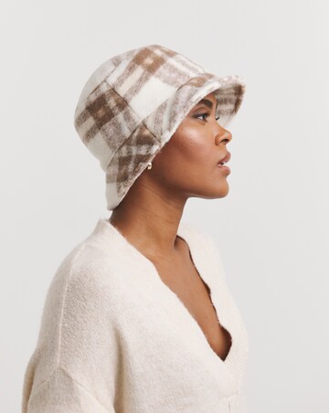 Ivory Check Bucket Hat