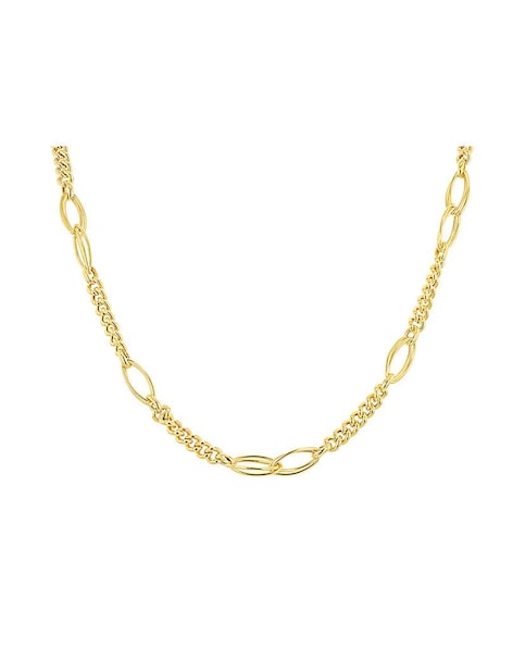 9ct Yellow Gold Curb Double Necklace