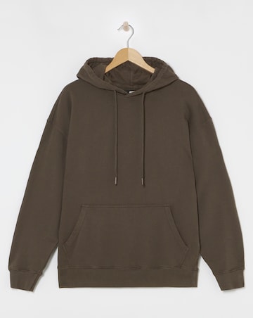 Garment Dyed Relax Fit Overhead Hoodie