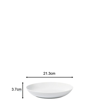 Waterside White Coupe 42 Piece Dinner Set