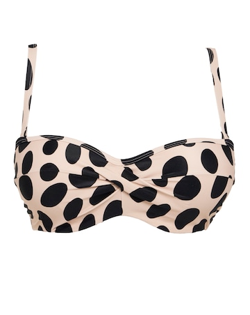 Panache Ella Twist Bandeau Wired Bikini Top
