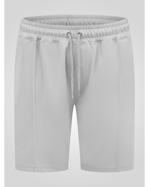 D555 Turner Stretch Pique Elasticated Shorts With Pin Tuck Front & Zipper Pocket