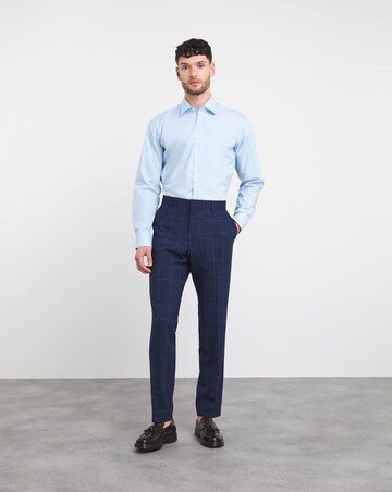 BOSS Blue Long Sleeve Formal Shirt