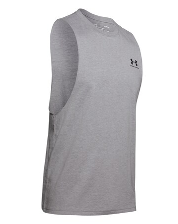 Under Armour Chest Logo Cut Off Tank