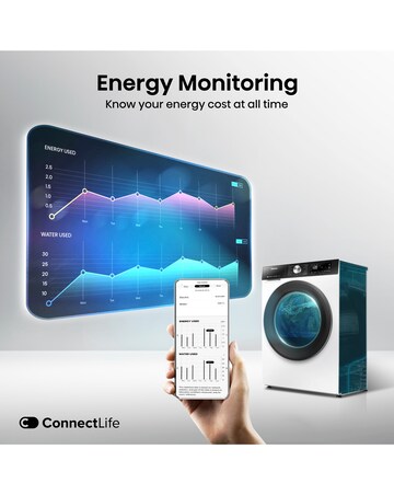 Hisense 3S Series DH3S802BW3 WiFi-enabled 8kg Heat Pump Tumble Dryer - White