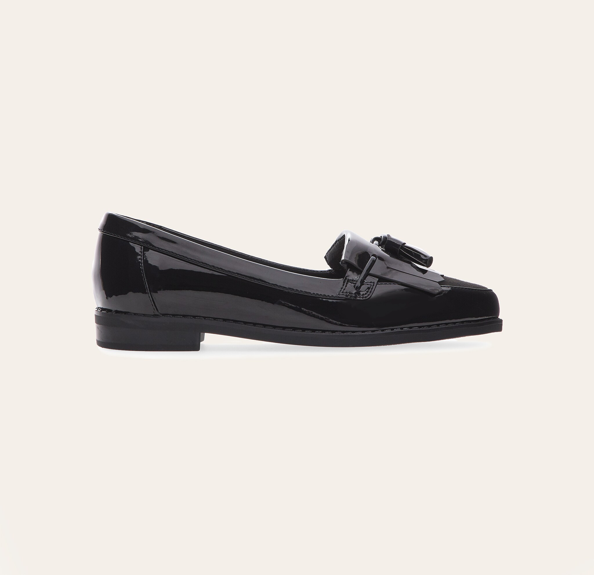 A smart black shoe