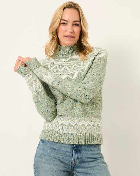 FatFace Birch Fairisle Crew