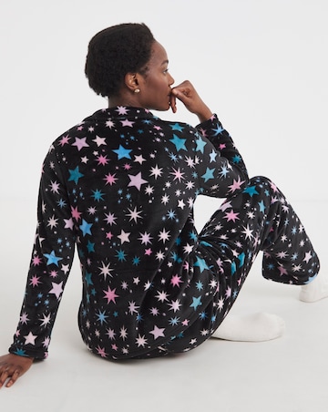 Pretty Secrets Fleece Button Through Pyjama Set