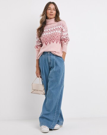 Pink Fairisle Jumper