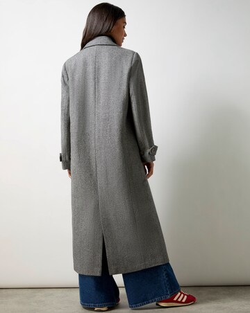 Ro&Zo Herringbone Double Breasted Overcoat