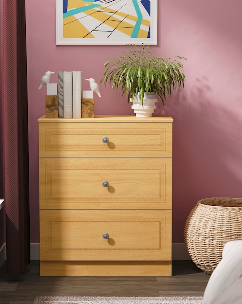 Richmond Ready Assembled 3 Drawer Chest