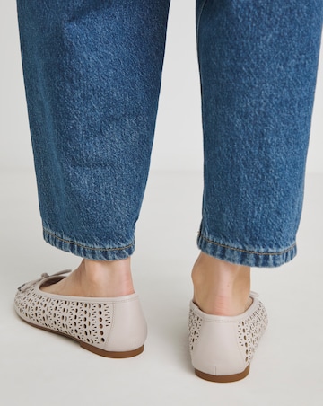 Hope Laser Cut Ballerinas - Extra Wide Fit (EEE)