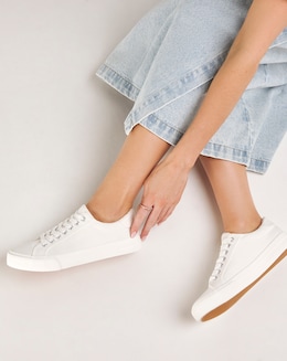 Busselton Lace Up Leisure Pumps - Wide Fit (E)