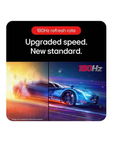 LG UltraGear 27GS60F-B.AEK 27in 180Hz Full HD Rapid IPS LCD Gaming Monitor