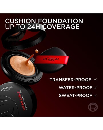 LOreal Paris Infallible Air Wear Cushion Foundation Shade 120