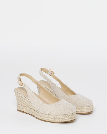 Neo Espadrille Wedge Slingback Shoes - Extra Wide Fit (EEE)