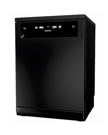 Hotpoint HFC3C26WCBUK Full Size Dishwasher 14 Place Settings Black + Install