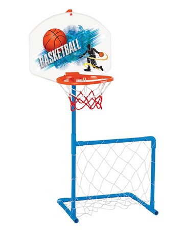 Basketball and Football Goal Set