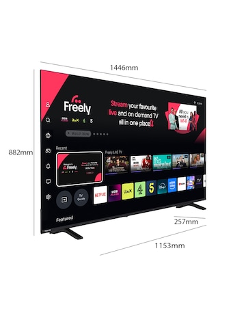 Toshiba 65UV1563DB 65in 4k Ultra HD Smart TV with Freely