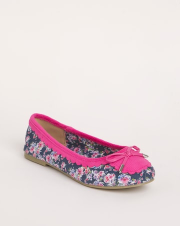 Joe Browns Ballerina Pumps Ex Wide Fit