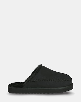 Jack &amp; Jones Manor Moc Mule Slipper - Black