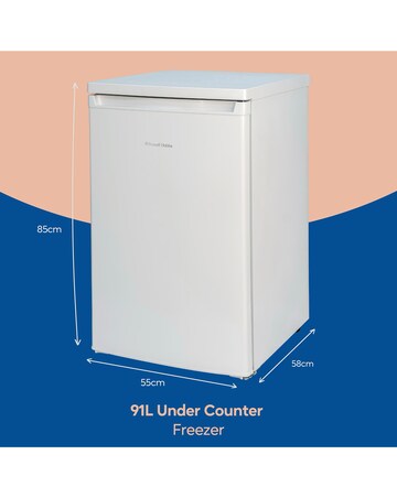 Russell Hobbs RH85UCFZ552E1W 55cm Freezer
