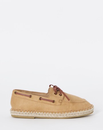 Celia Espadrille Boat Shoes - Wide Fit (E)