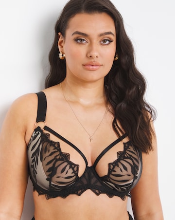 Figleaves Curve Tease New Embroidery Plunge Bra