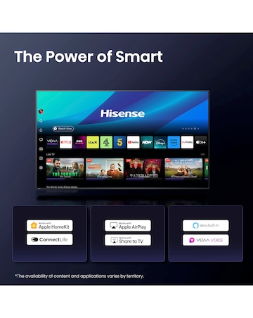 Hisense 43A6QTUK 43in 4K Ultra HD HDR LED Smart TV