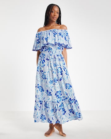 MAGISCULPT Bardot Beach Dress