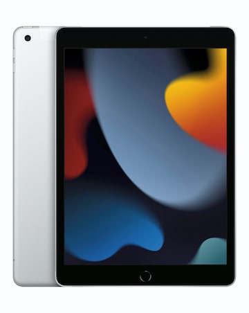 Apple iPad 9th Gen (2021) 10.2-inch, Wi-Fi + Cellular, 64GB - Silver