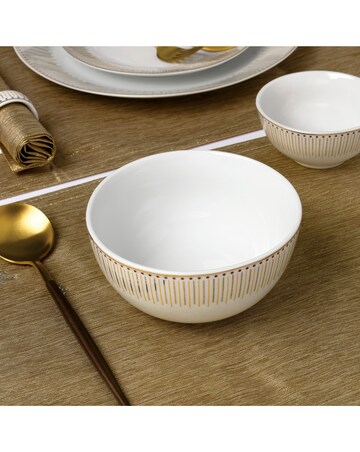 Waterside Gold Radiance 50 Piece Dinner Set