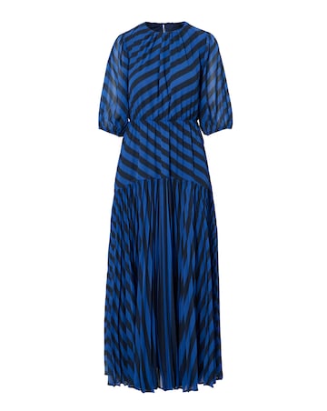 Joanna Hope Stripe Print Tea Dress