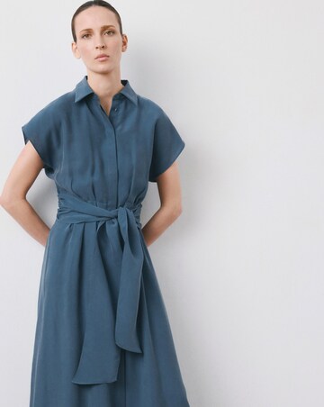 Mango Belt Shirt Dress Maca