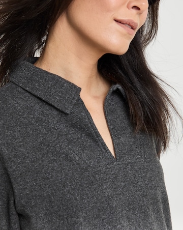 Soft Touch Collared Top