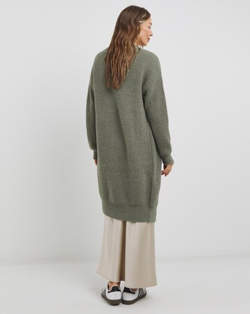 Ribbed Button Up Cardigan