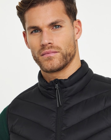 Black Lightweight Padded Gilet
