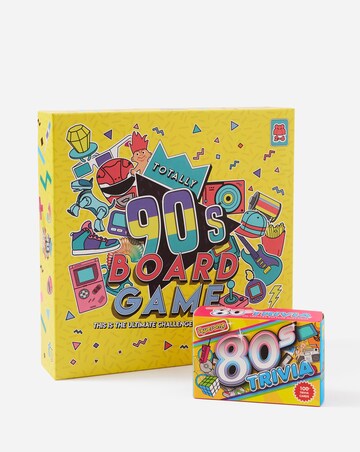 90s Board Game and 80s Trivia Set