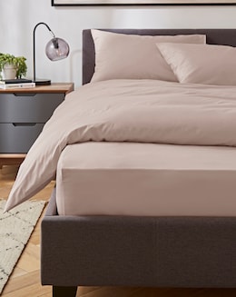 Pure Cotton 200 Thread Count 30cm Fitted Sheet