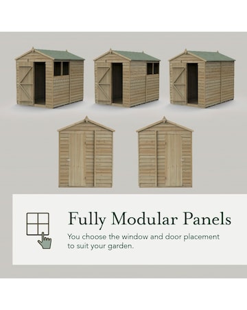 4LIFE Apex Shed 4x6 - Single Door - 1 Window (Home Delivery)