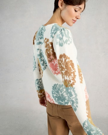 White Stuff Jodie Print Jumper