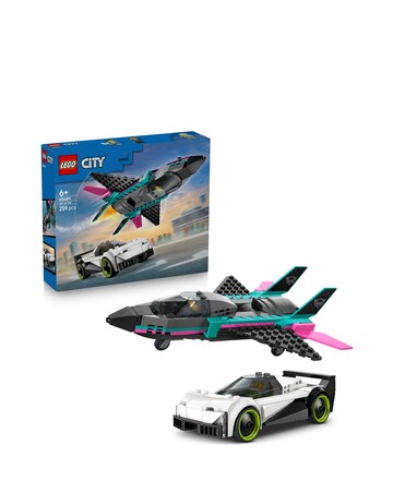LEGO City Jet vs. Car