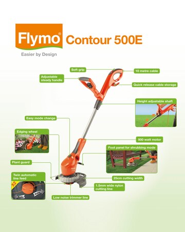 Flymo Contour 500E Electric Grass Trimmer and Edger
