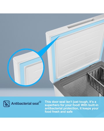 Fridgemaster MCF145E 141L Freestanding Chest Freezer - White - E Rated