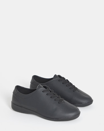 Adeline Tumbled Lace Up Trainer - Wide Fit (E)