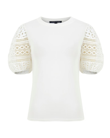 French Connection Rosanna Anges Broderie T-Shirt